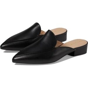 Cole Haan Piper Mules Black Leather Pointed Toe Womens Size 7.5B Career Office